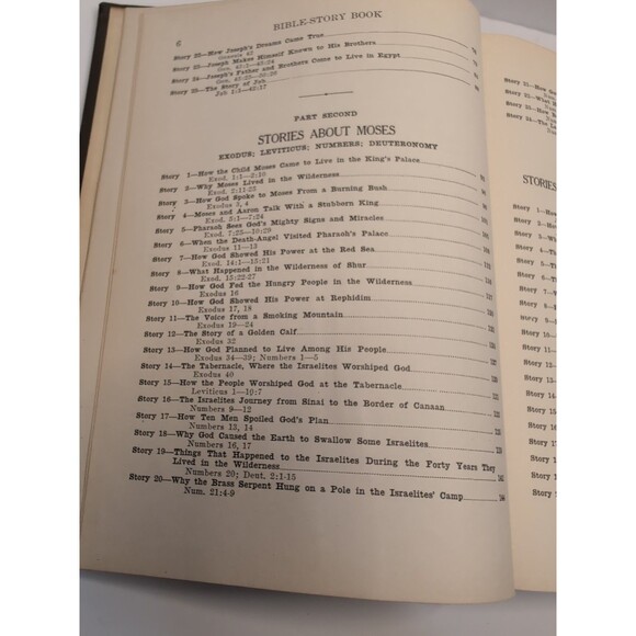 Vintage 1927 Egermeier’s Bible Story Book Illustrated Leatherette Hardcover Rare - Picture 9 of 16